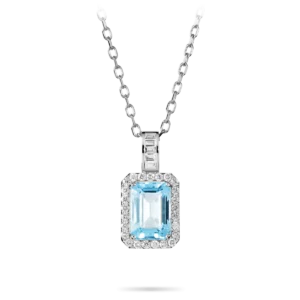Jewel Pendant Blue Topaz
