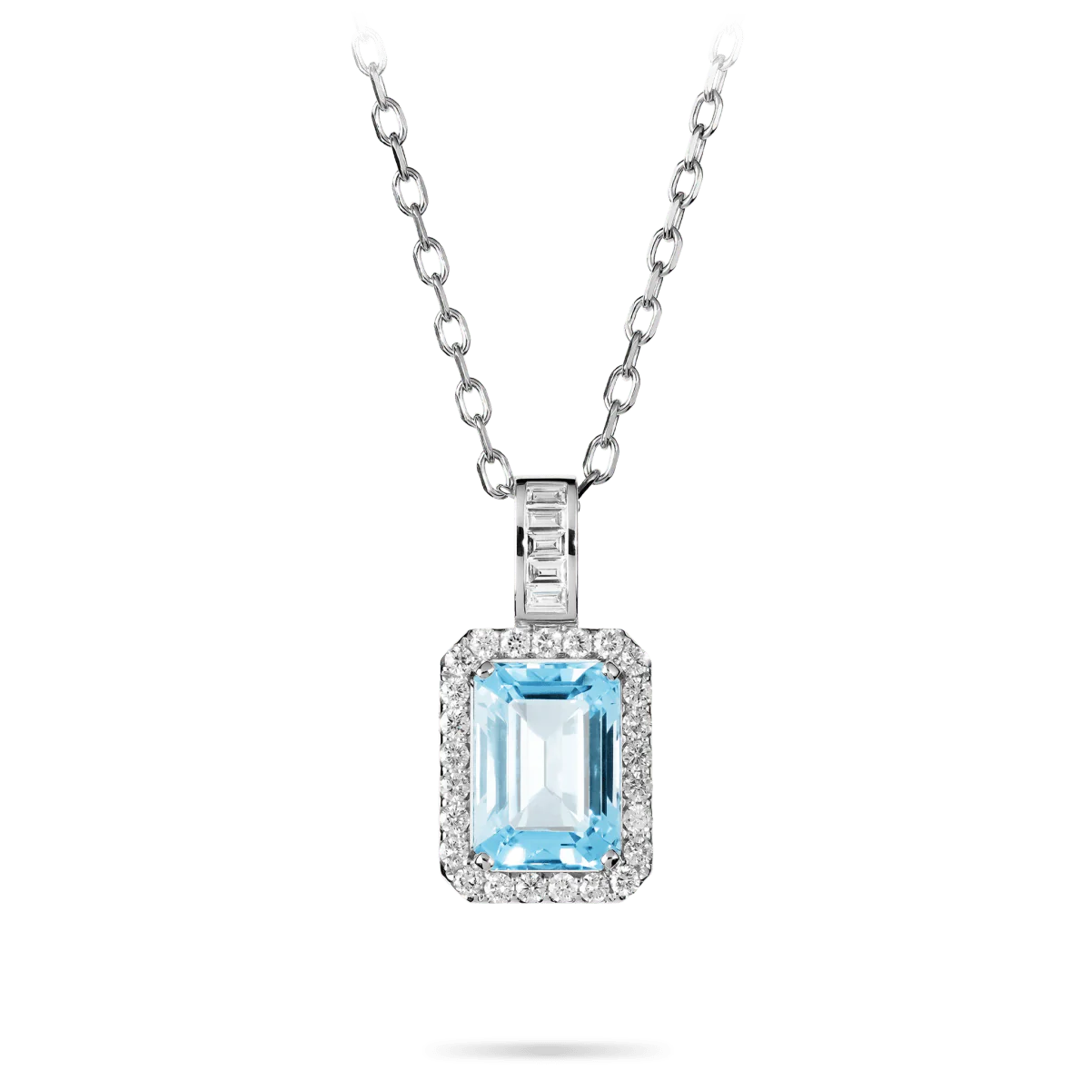 Jewel Pendant Blue Topaz