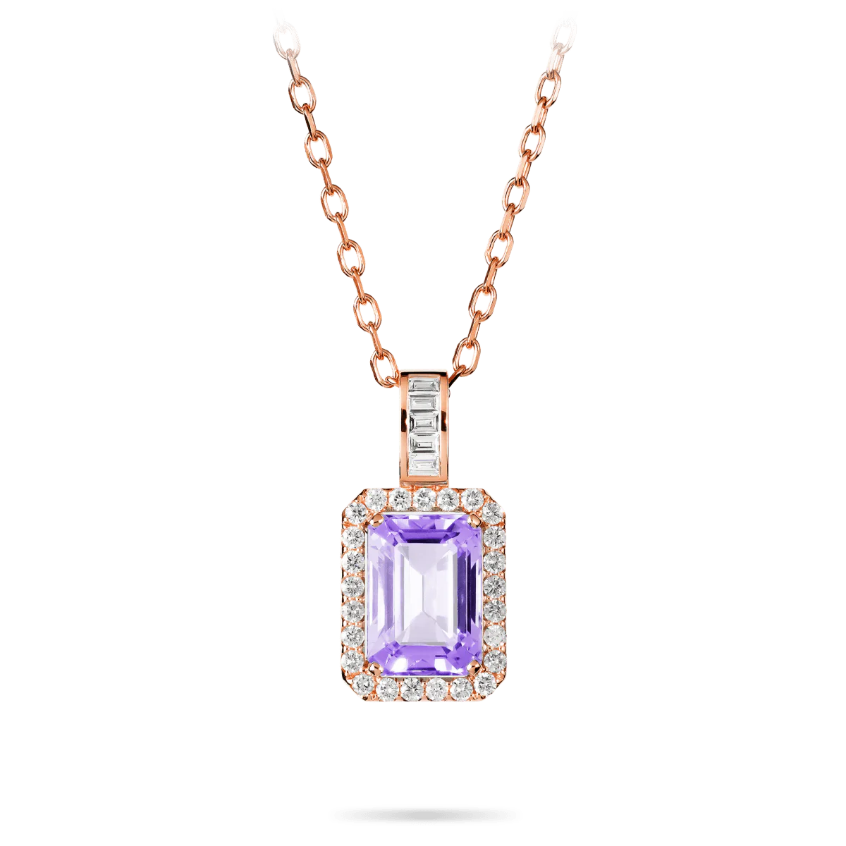 Jewel Pendant Purple Amethyst